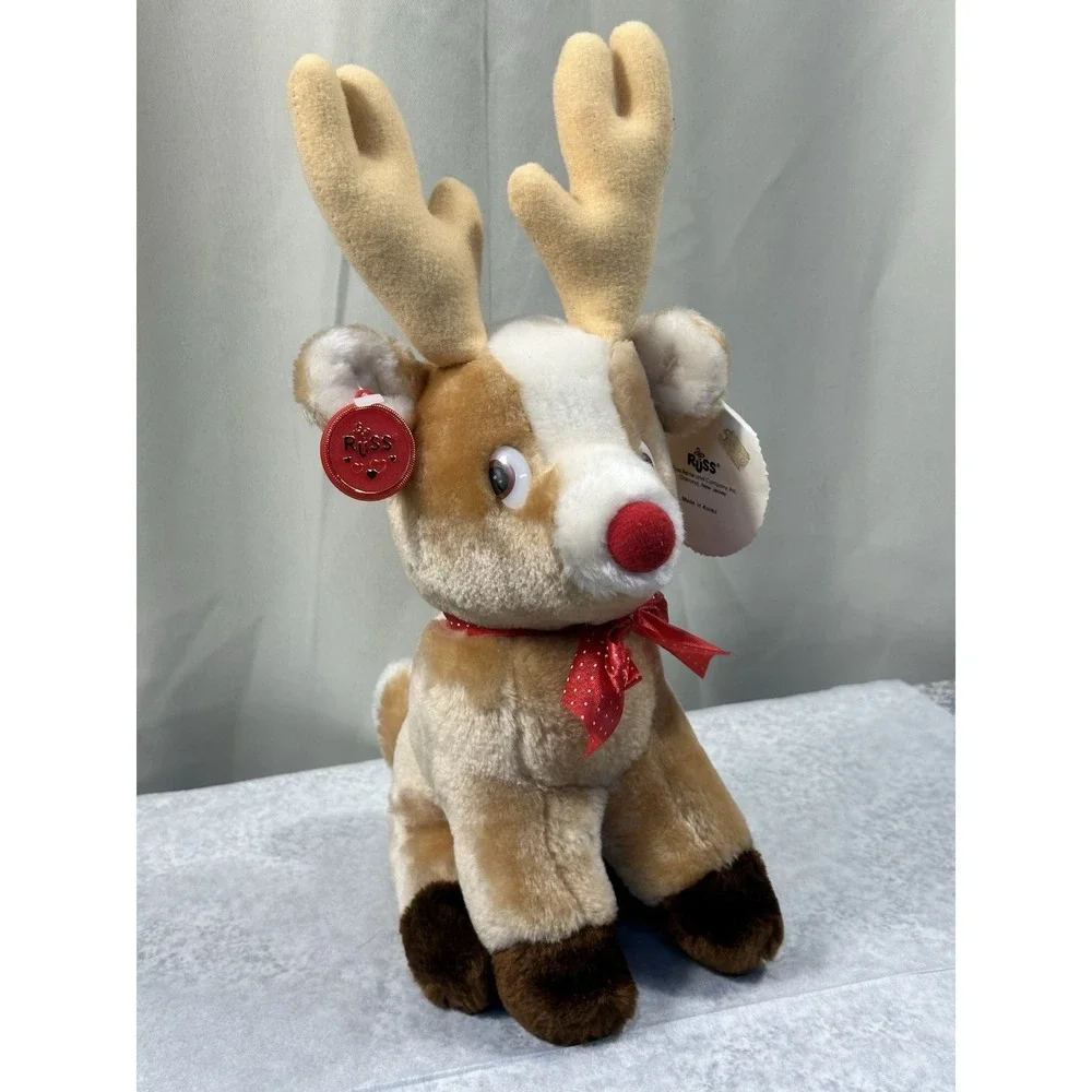 Vintage Russ And Berry Rudolph Luv Pets Collection New With‎ Tags 14inch